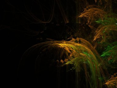 Resimsel fraktal arkaplan oluşturuldu