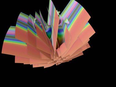 Resimsel fraktal arkaplan oluşturuldu