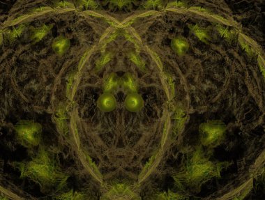 Resimsel fraktal arkaplan oluşturuldu