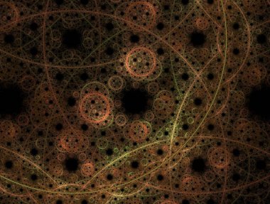 Resimsel fraktal arkaplan oluşturuldu