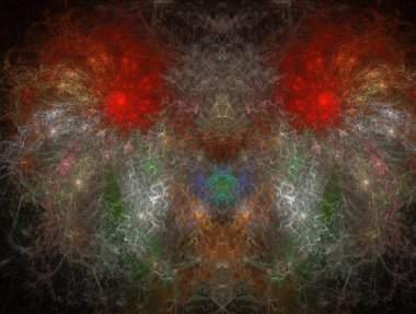 Resimsel fraktal arkaplan oluşturuldu