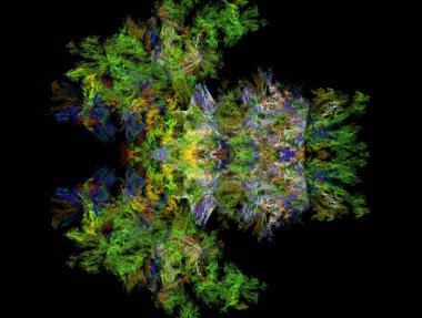 Resimsel fraktal arkaplan oluşturuldu