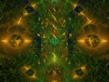 Resimsel fraktal arkaplan oluşturuldu