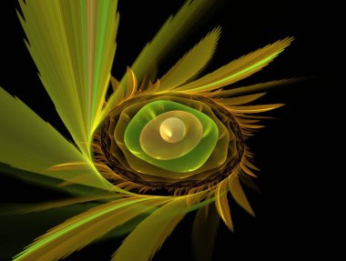 Resimsel fraktal arkaplan oluşturuldu