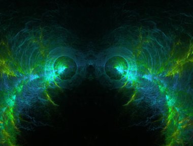 Resimsel fraktal arkaplan oluşturuldu