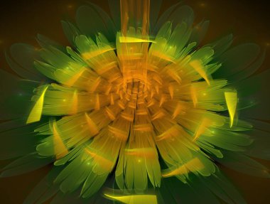 Resimsel fraktal arkaplan oluşturuldu