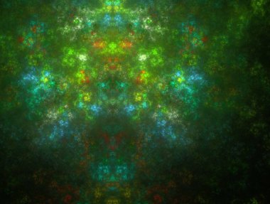 Resimsel fraktal arkaplan oluşturuldu