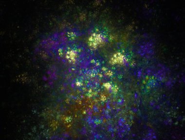 Resimsel fraktal arkaplan oluşturuldu