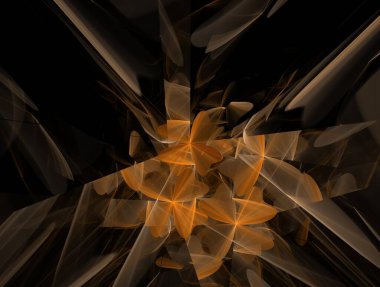 Resimsel fraktal arkaplan oluşturuldu