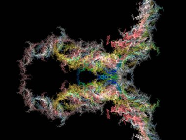 Resimsel fraktal arkaplan oluşturuldu