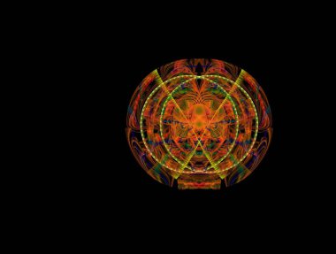 Resimsel fraktal arkaplan oluşturuldu