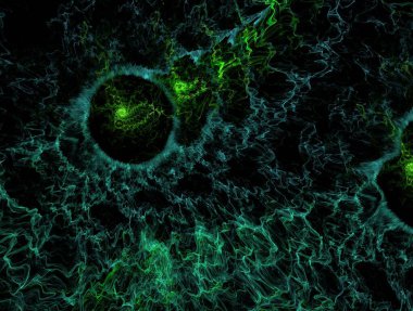 Resimsel fraktal arkaplan oluşturuldu