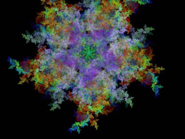 Resimsel fraktal arkaplan oluşturuldu