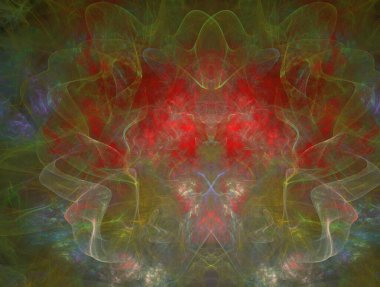 Resimsel fraktal arkaplan oluşturuldu