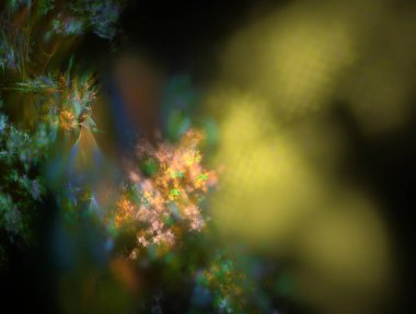 Resimsel fraktal arkaplan oluşturuldu