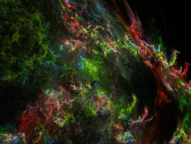 Resimsel fraktal arkaplan oluşturuldu