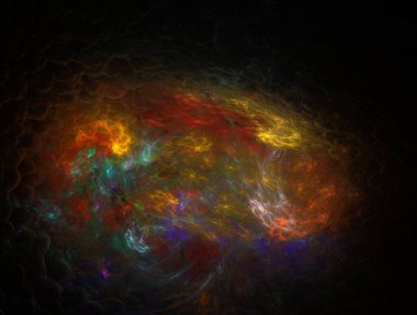 Resimsel fraktal arkaplan oluşturuldu