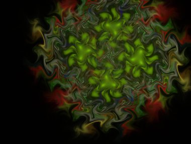 Resimsel fraktal arkaplan oluşturuldu