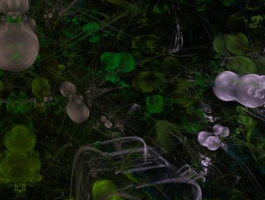 Resimsel fraktal arkaplan oluşturuldu