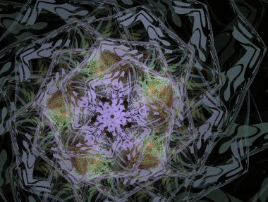 Resimsel fraktal arkaplan oluşturuldu