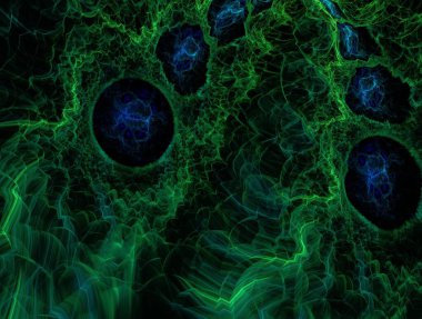 Resimsel fraktal arkaplan oluşturuldu