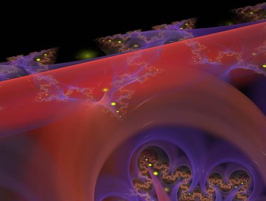 Resimsel fraktal arkaplan oluşturuldu