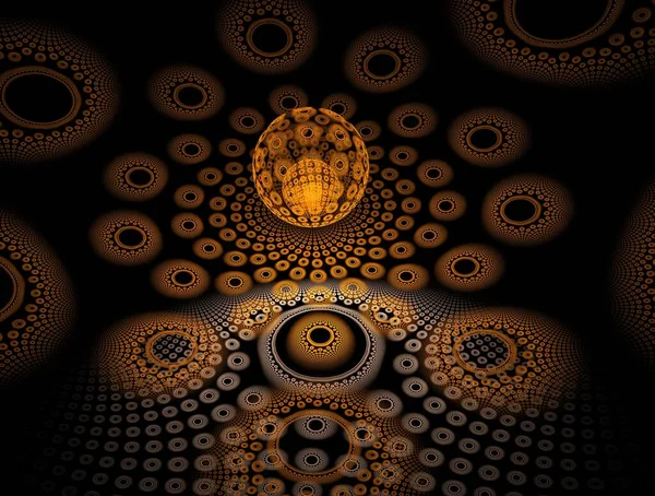 Imaginatory fractal background generated Image — Stock Photo, Image