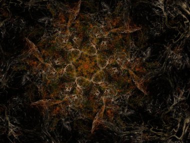 Resimsel fraktal arkaplan oluşturuldu