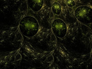 Resimsel fraktal arkaplan oluşturuldu