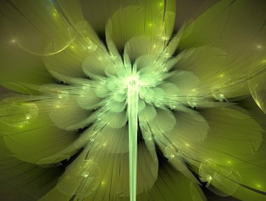 Resimsel fraktal arkaplan oluşturuldu