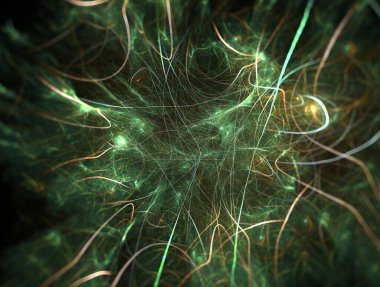 Resimsel fraktal arkaplan oluşturuldu