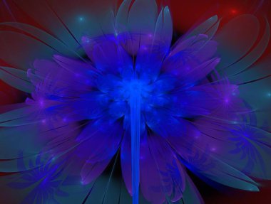 Resimsel fraktal arkaplan oluşturuldu