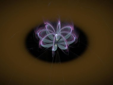 Resimsel fraktal arkaplan oluşturuldu