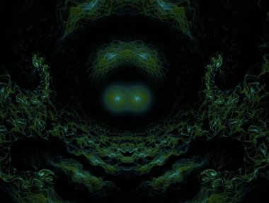 Resimsel fraktal arkaplan oluşturuldu