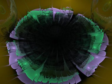 Resimsel fraktal arkaplan oluşturuldu