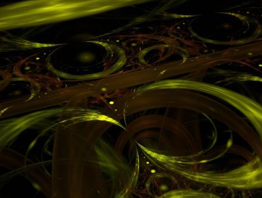 Resimsel fraktal arkaplan oluşturuldu