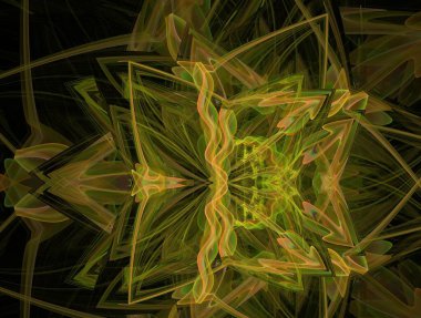 Resimsel fraktal arkaplan oluşturuldu