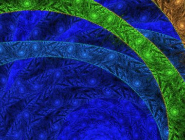 Resimsel fraktal arkaplan oluşturuldu