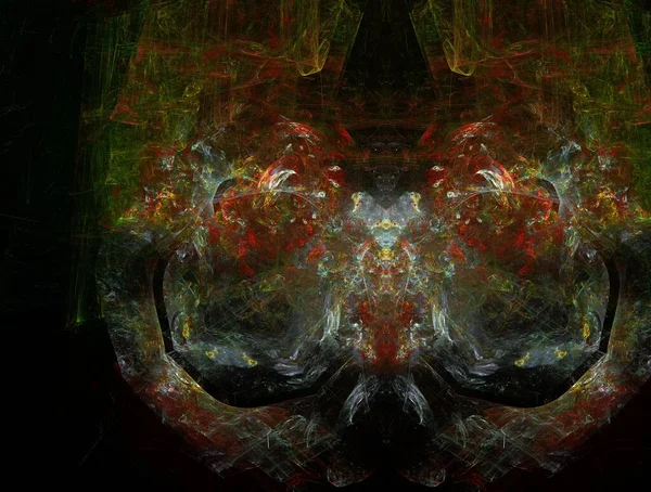 Imaginatory fractal achtergrond gegenereerd Afbeelding — Stockfoto