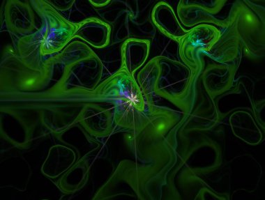 Resimsel fraktal arkaplan oluşturuldu