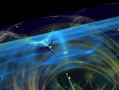 Resimsel fraktal arkaplan oluşturuldu