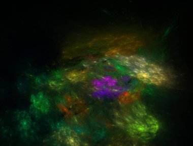 Resimsel fraktal arkaplan oluşturuldu