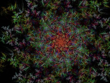 Resimsel fraktal arkaplan oluşturuldu