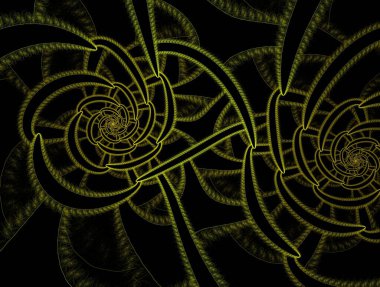 Resimsel fraktal arkaplan oluşturuldu