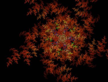 Resimsel fraktal arkaplan oluşturuldu