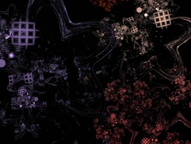 Resimsel fraktal arkaplan oluşturuldu