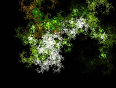 Resimsel fraktal arkaplan oluşturuldu