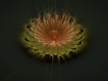 Resimsel fraktal arkaplan oluşturuldu