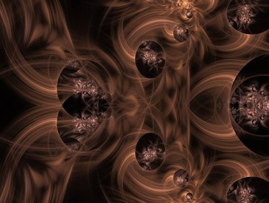 Resimsel fraktal arkaplan oluşturuldu