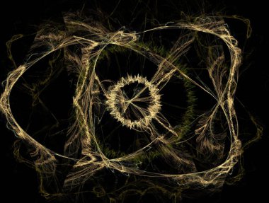 Resimsel fraktal arkaplan oluşturuldu